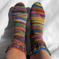 Rainbow Custom Size Womens Sock Socks sizes 7 8 9 10 11 12 shoe